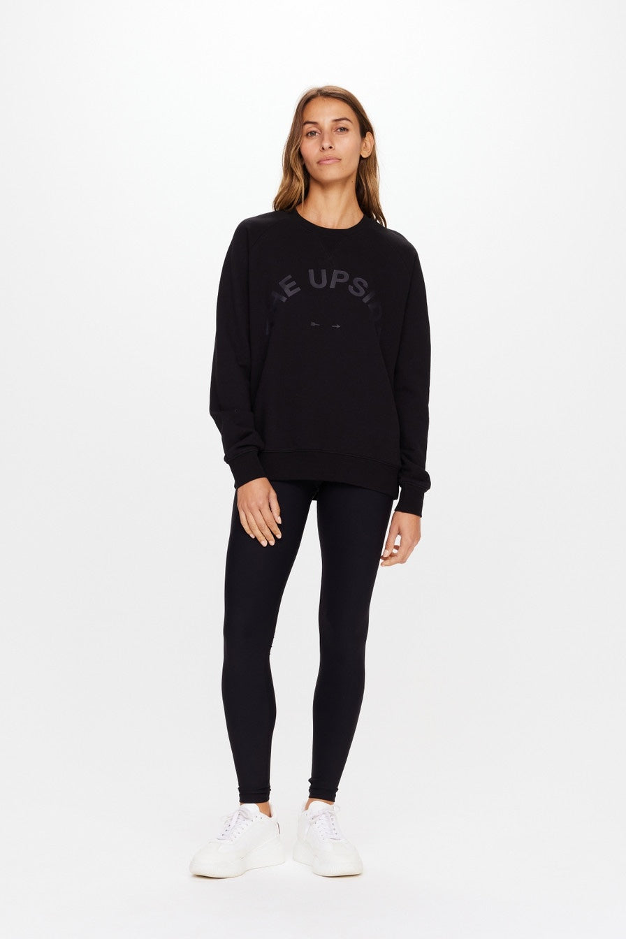 The Upside Newport Crew Neck Sweater | Black