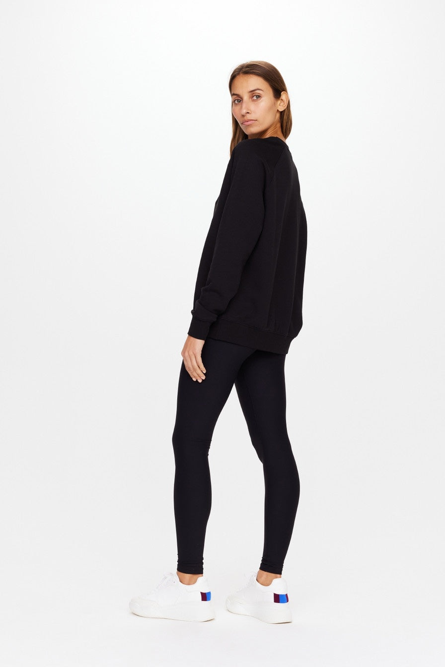 The Upside Newport Crew Neck Sweater | Black
