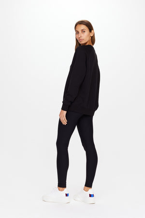 The Upside Newport Crew Neck Sweater | Black