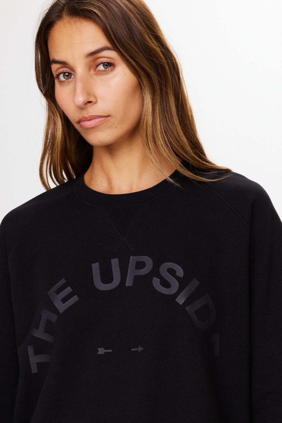 The Upside Newport Crew Neck Sweater | Black