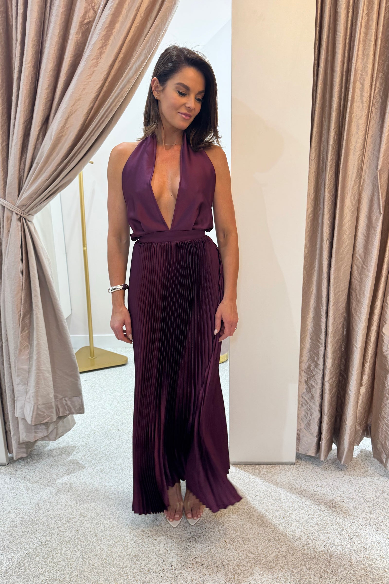 L'idee Romance Dress | Wine