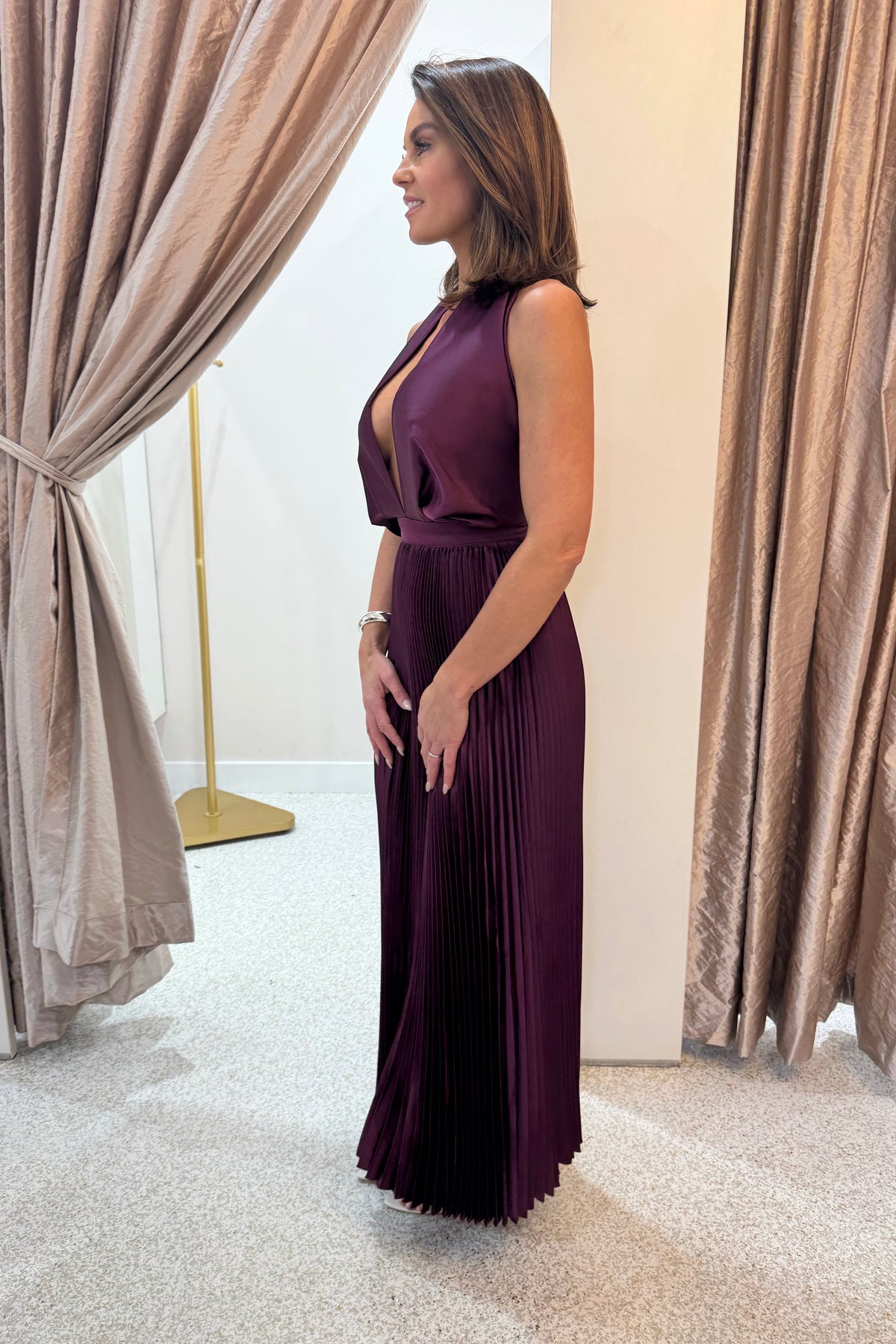 L'idee Romance Dress | Wine