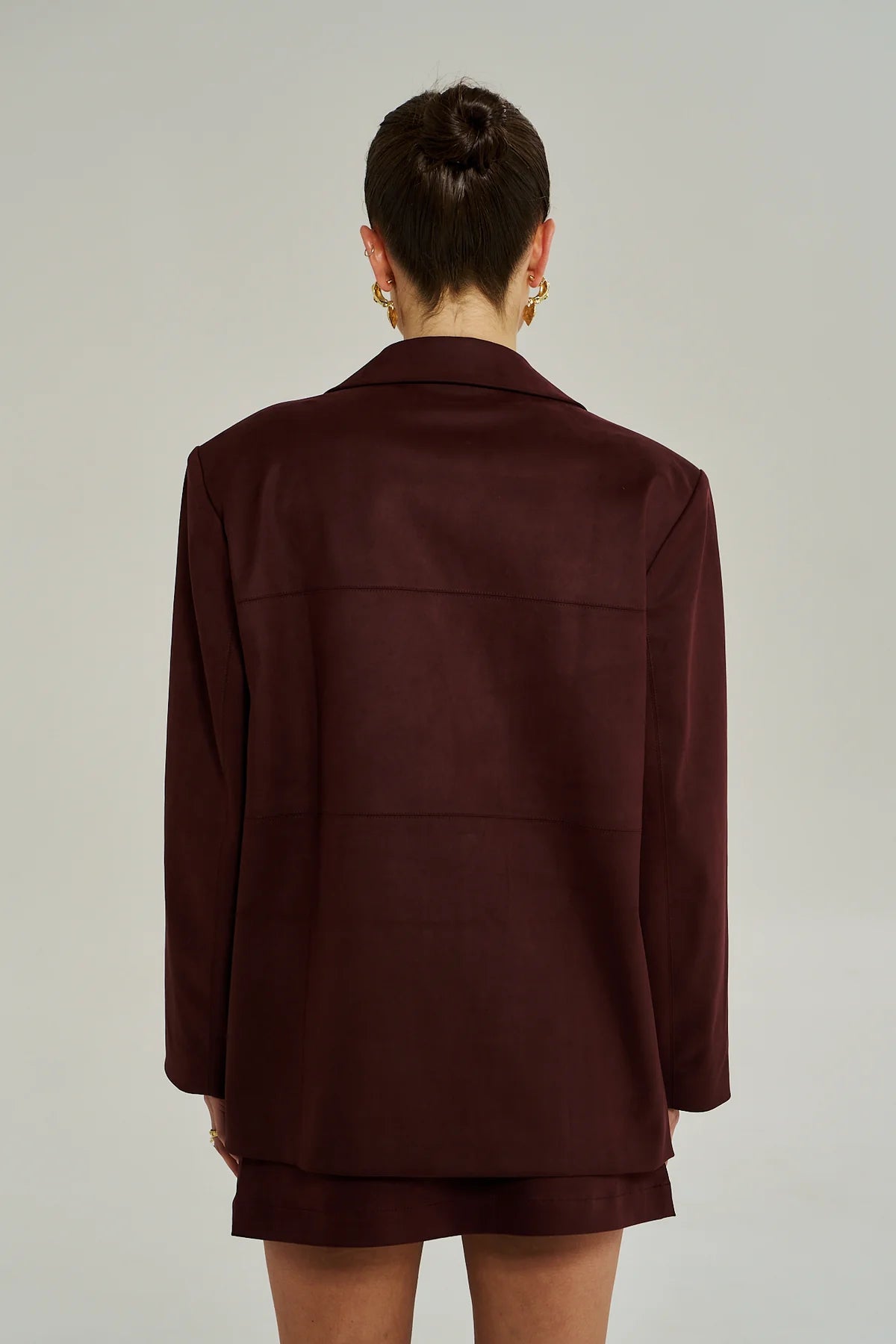 Summi Summi Vegan Suede Jacket | Syrah