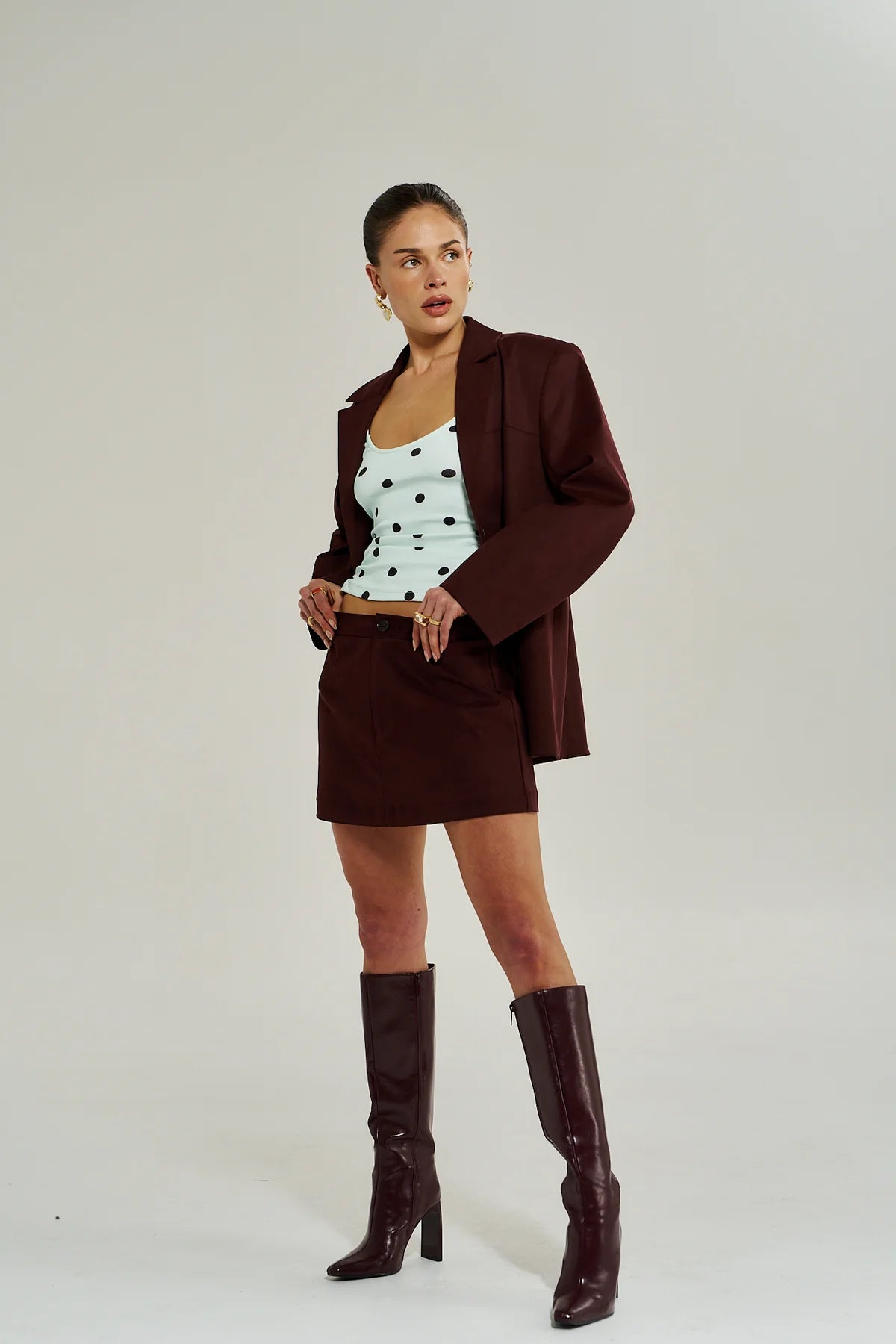 Summi Summi Vegan Suede Jacket | Syrah