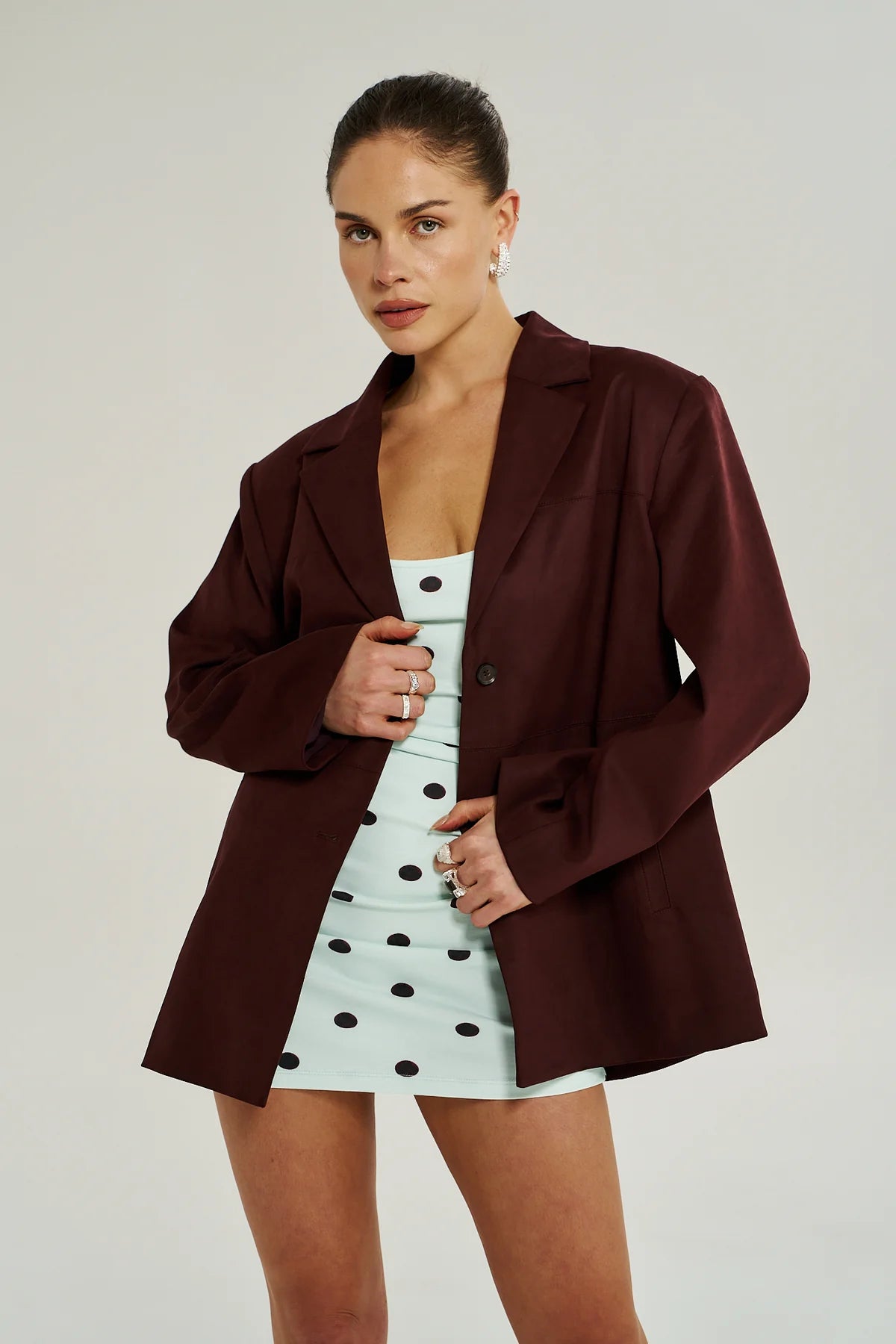 Summi Summi Vegan Suede Jacket | Syrah