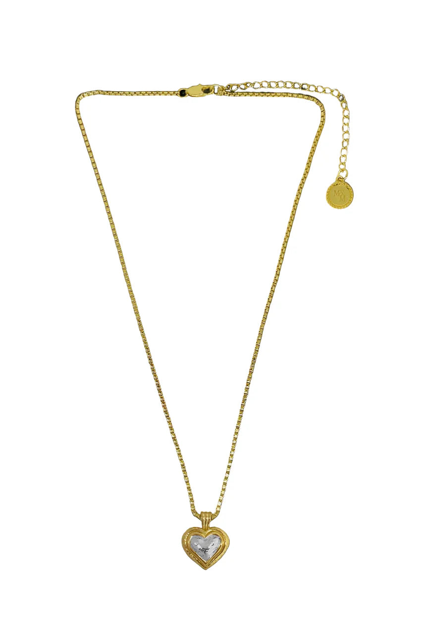 Mountain & Moon Celine Necklace | Gold
