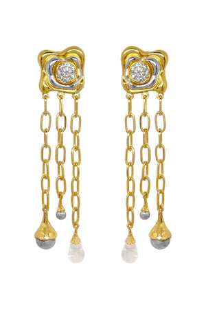 Mountain & Moon Rochelle Earrings | Mixed Metal