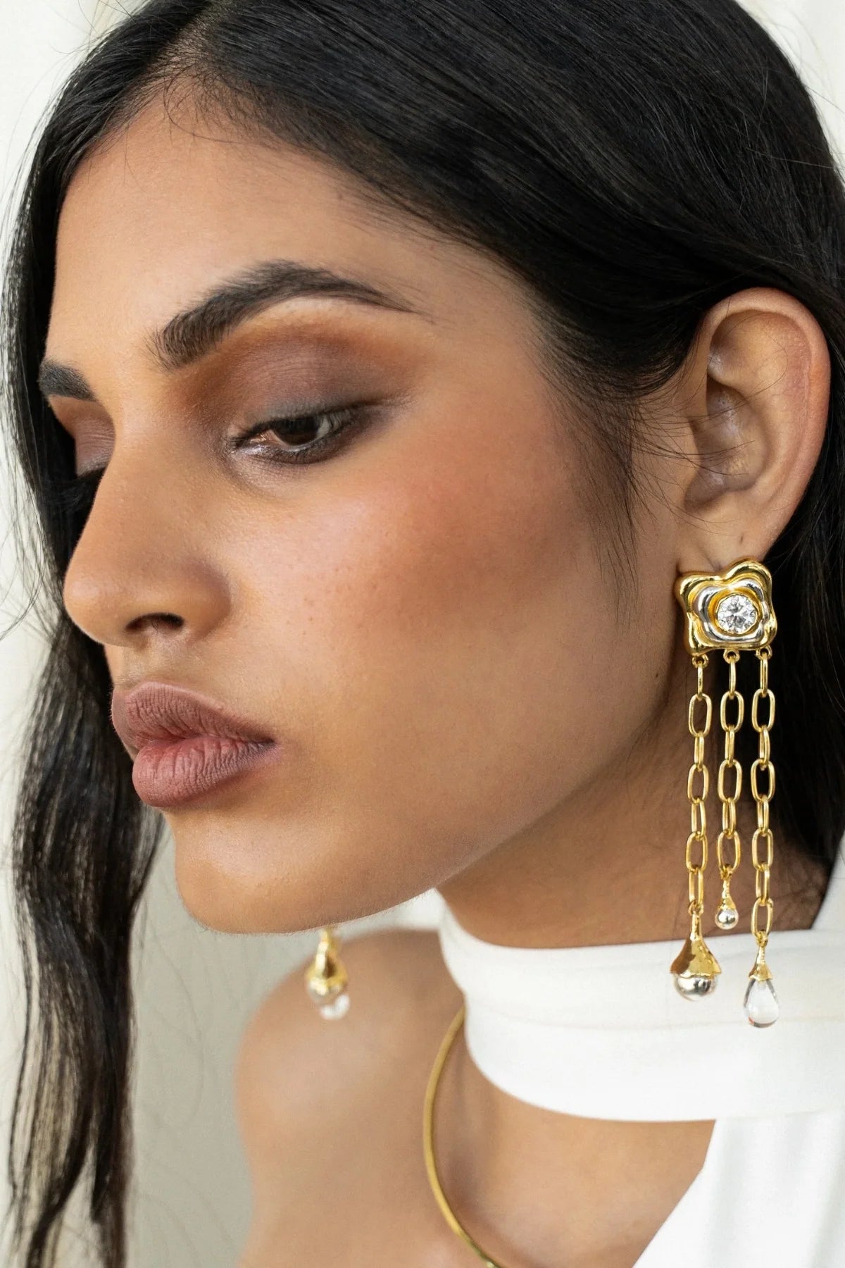 Mountain & Moon Rochelle Earrings | Mixed Metal