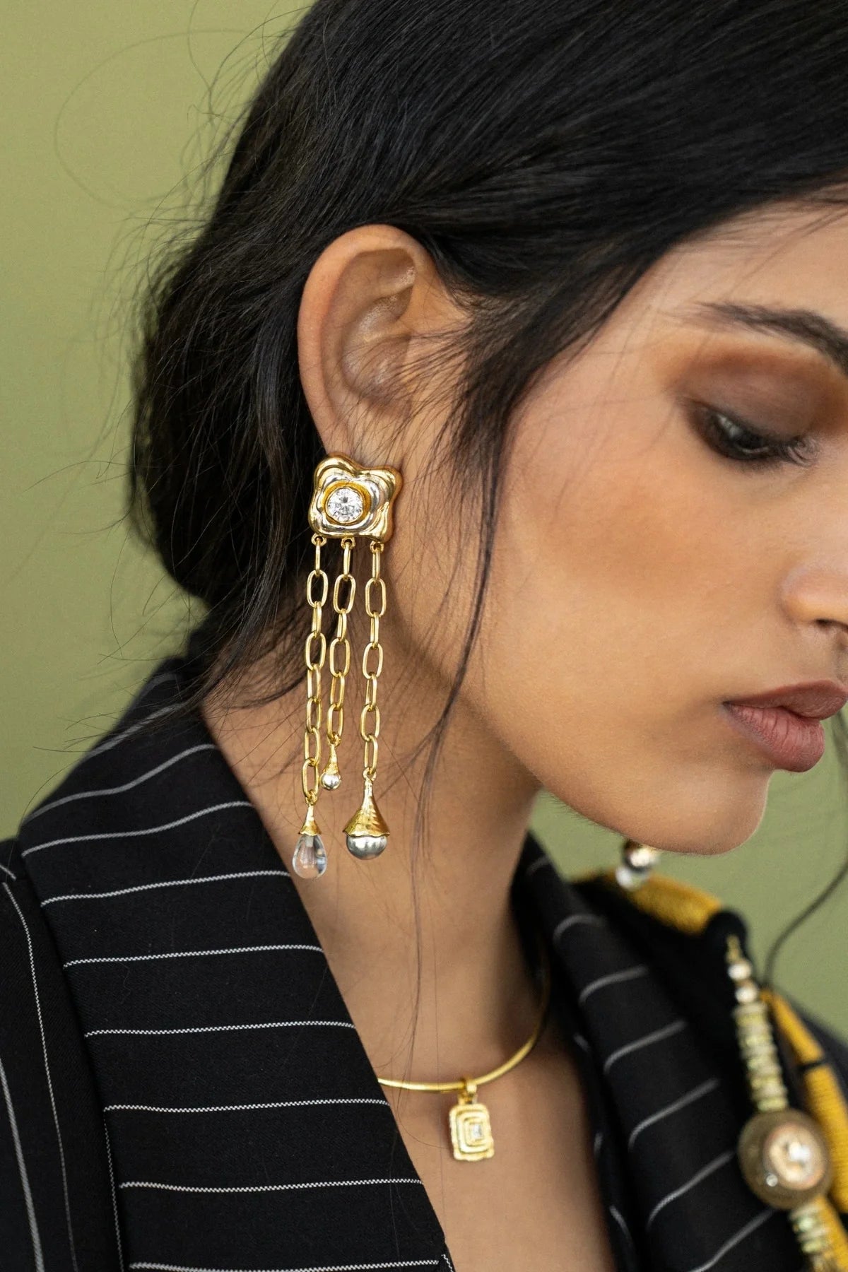 Mountain & Moon Rochelle Earrings | Mixed Metal