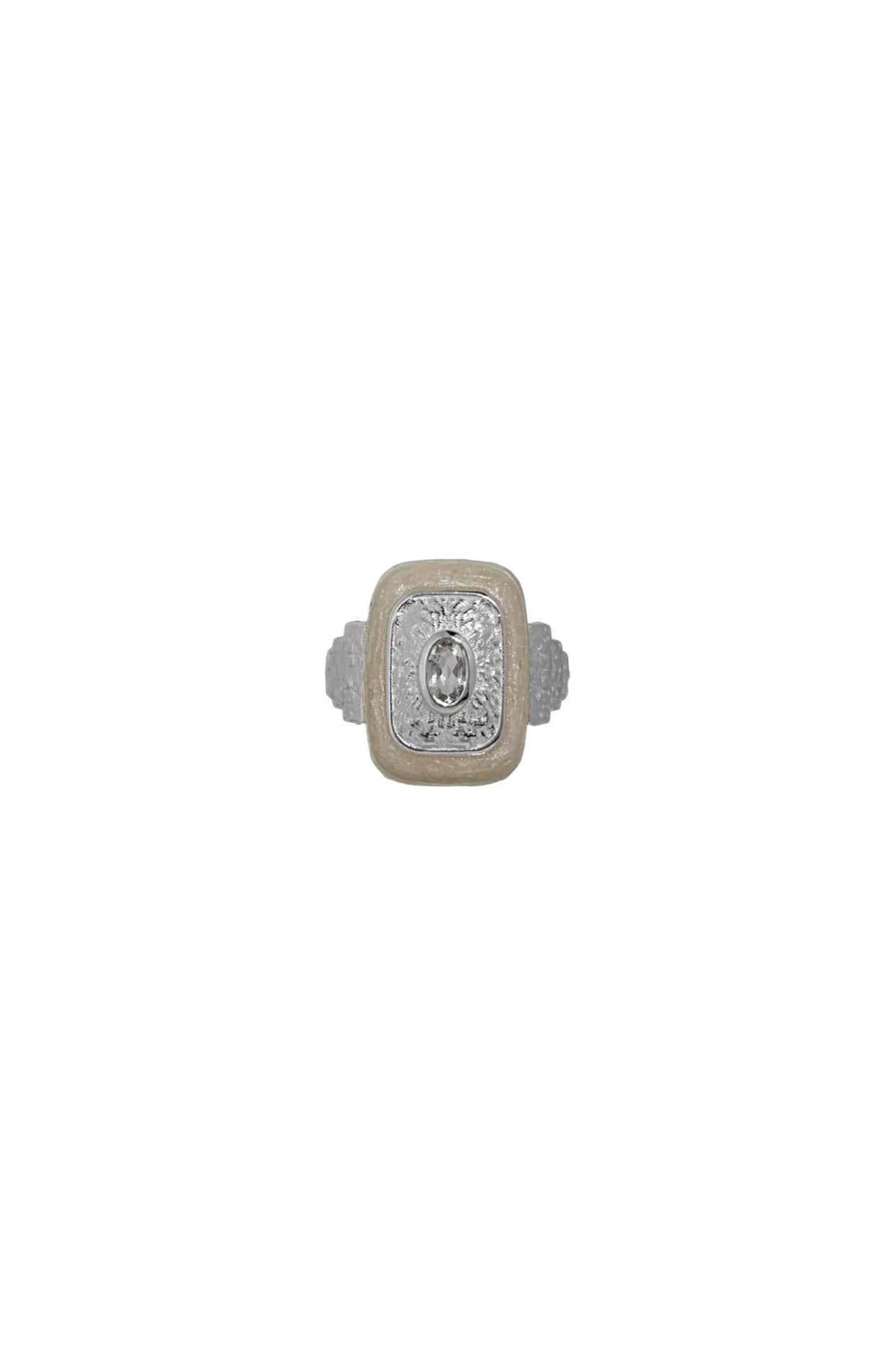 Mountain & Moon Diana Ring | Silver