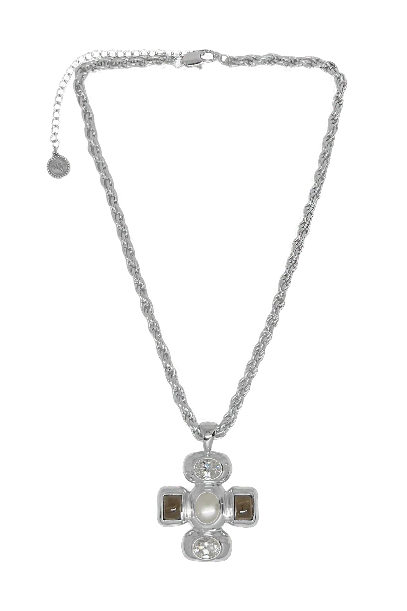 Mountain & Moon Shreya Necklace | Silver