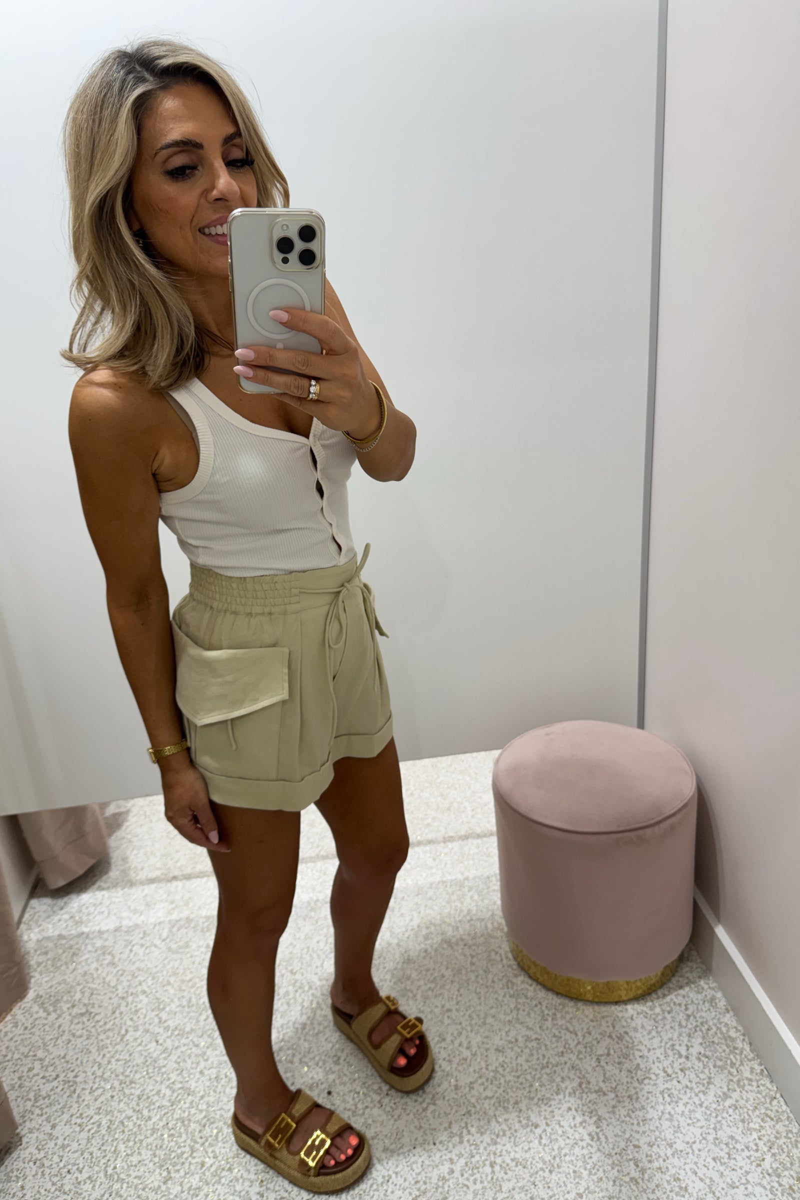 Shona Joy Kasbah Cargo Short | Oyster