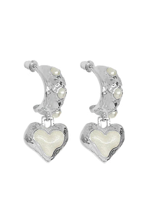 Mountain & Moon Elena Earrings | Silver