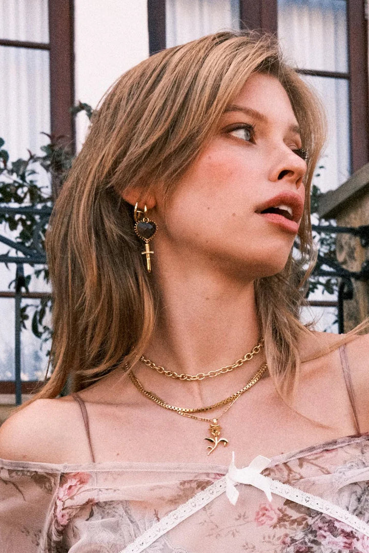 Mountain & Moon Juliet Earrings | Smoky Quartz