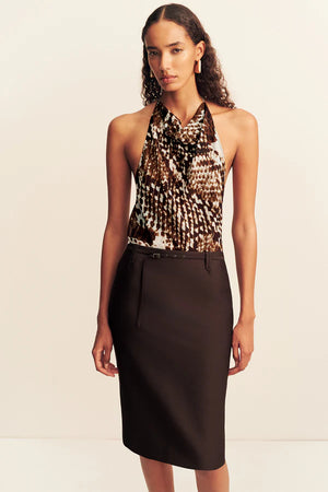 Shona Joy Otis Midi Skirt | Ristretto