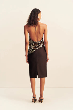 Shona Joy Otis Midi Skirt | Ristretto
