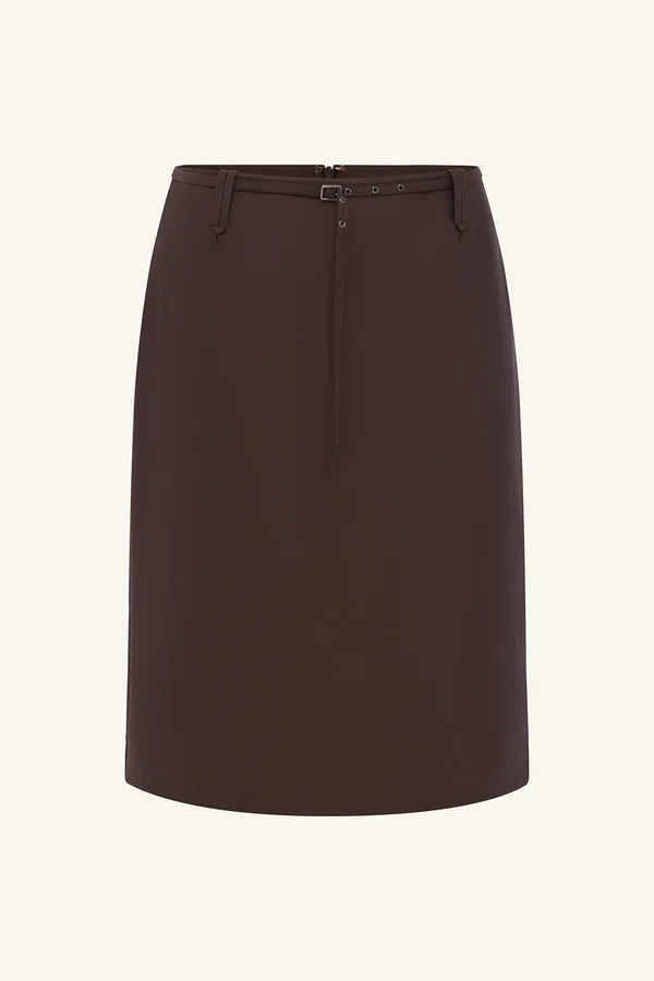 Shona Joy Otis Midi Skirt | Ristretto
