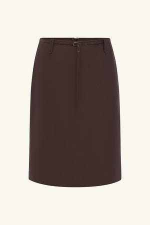 Shona Joy Otis Midi Skirt | Ristretto