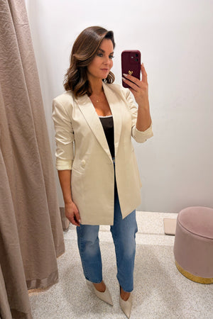 Shona Joy Asher Hourglass Blazer | White Swan