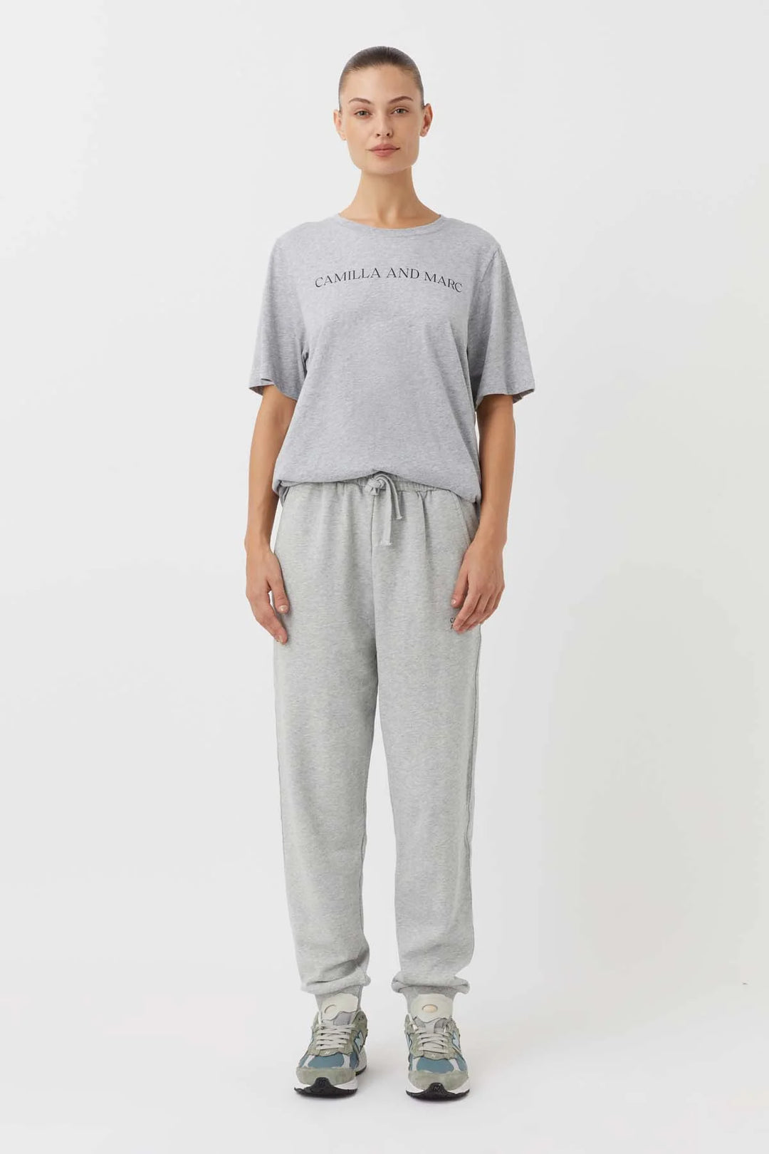 C&M Camilla & Marc Asher Tee |  Grey Marle / Black