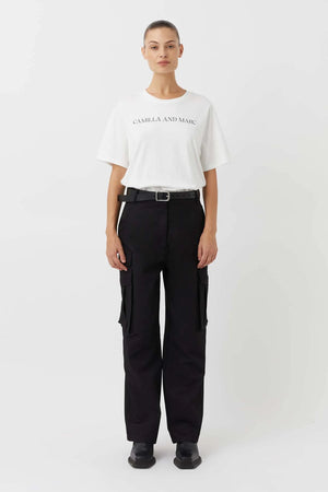 C&M Camilla & Marc Asher Tee |  White / Black