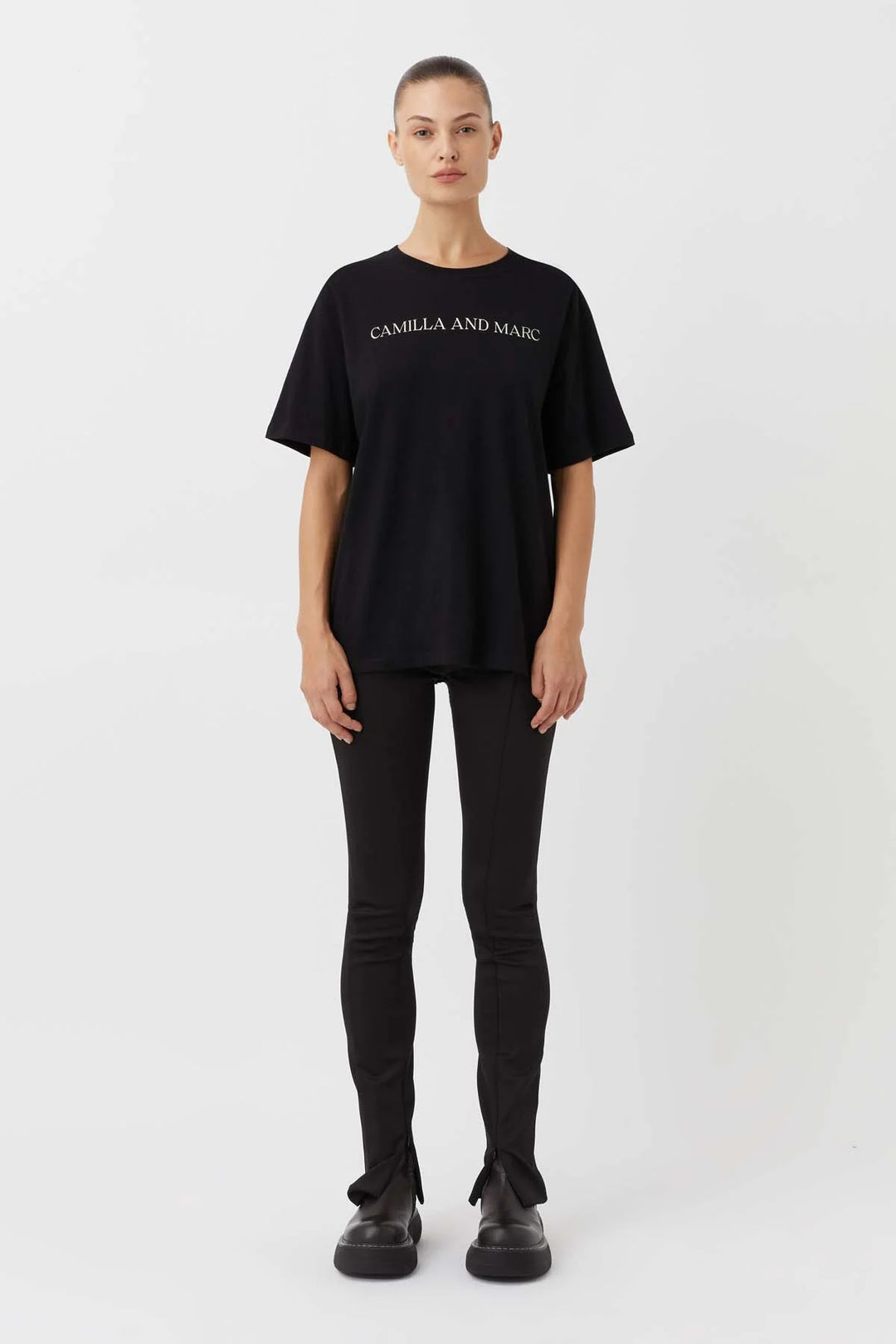 C&M Camilla & Marc Asher Tee | Black / Stone