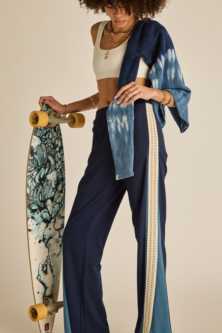 The Upside Petra Flare Pant | Navy