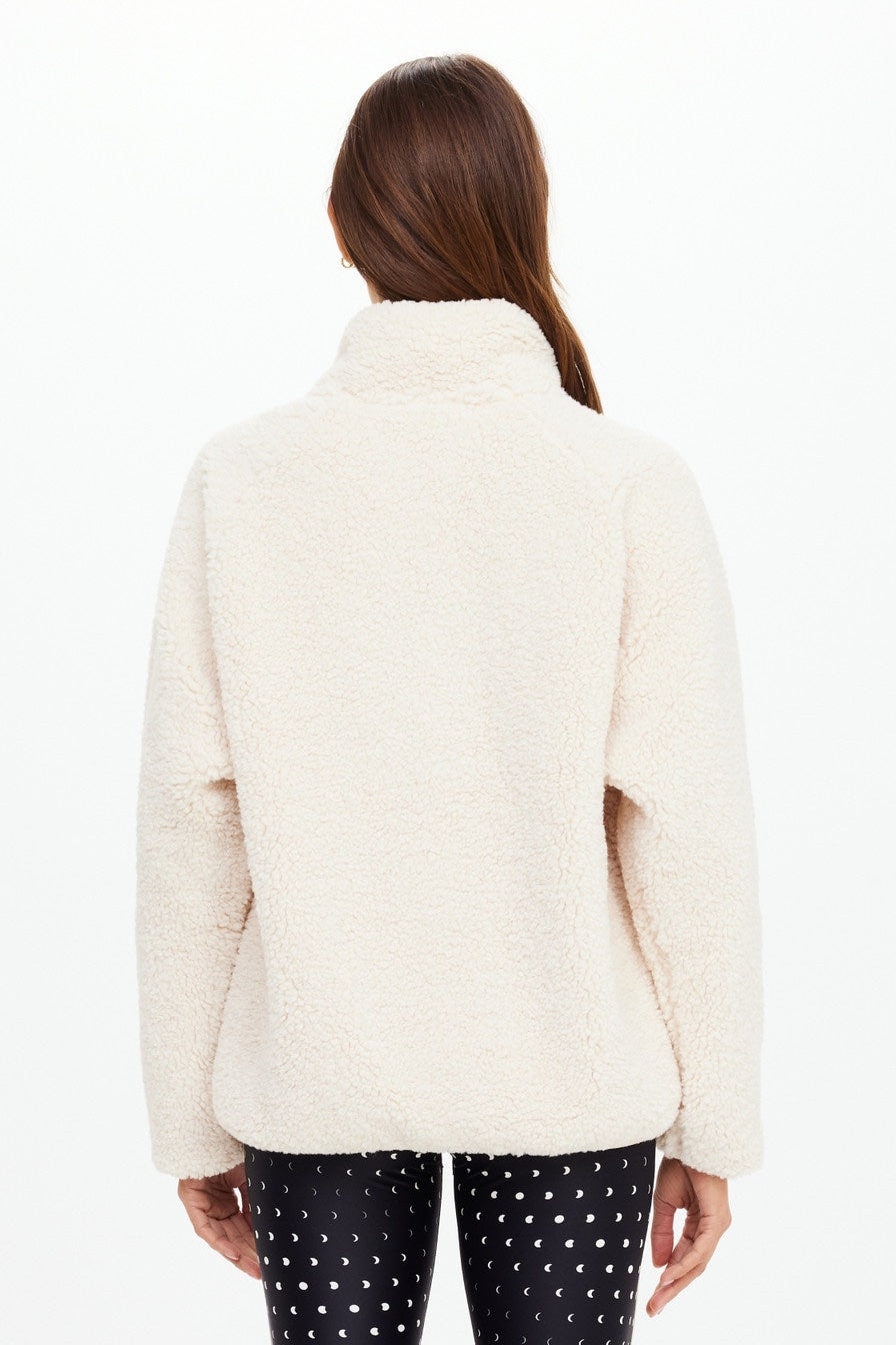 The Upside Harlow Fleece Pullover | Natural