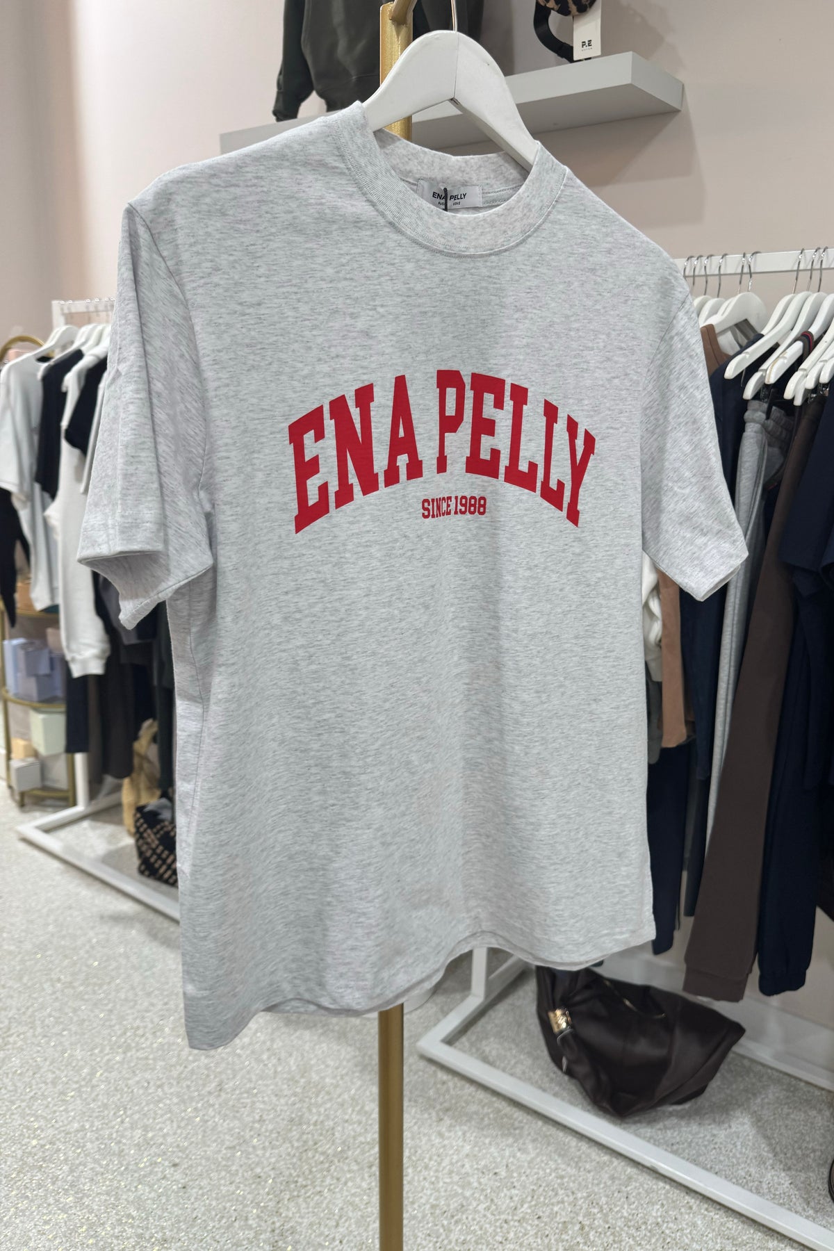 Ena Pelly Sophia Relaxed Tee | White Marle