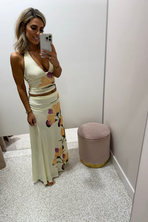 Sovere Studio Akanni Skirt | Golden