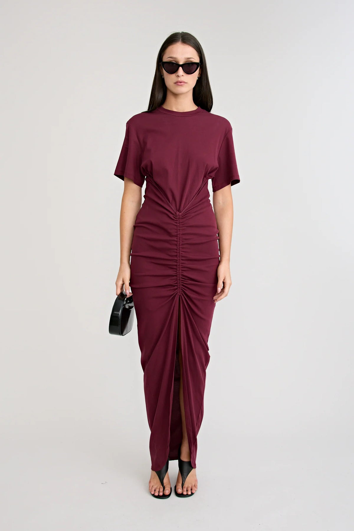 Pfeiffer The Niko Dress | Burgandy
