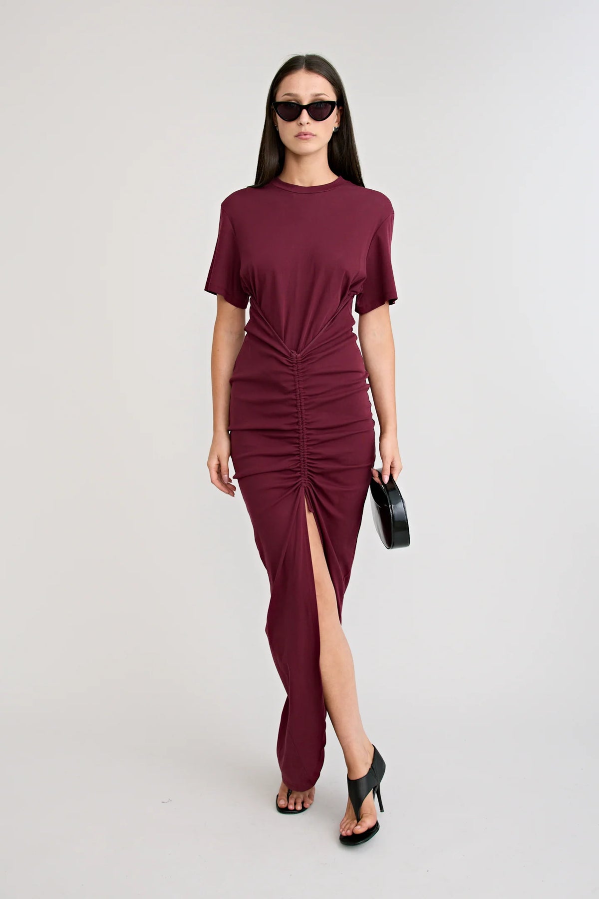 Pfeiffer The Niko Dress | Burgandy