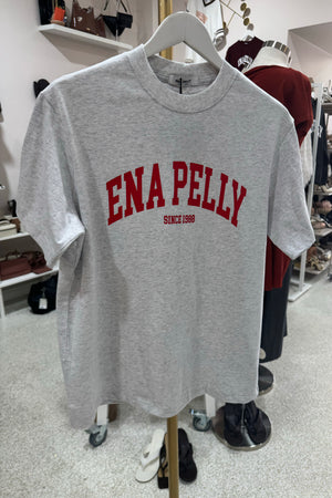 Ena Pelly Sophia Relaxed Tee | White Marle