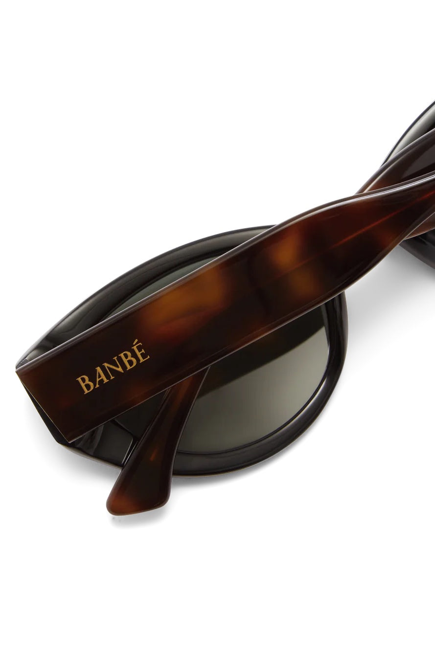 Banbe The Kelly | Black-Havana/Tort-Dark Green