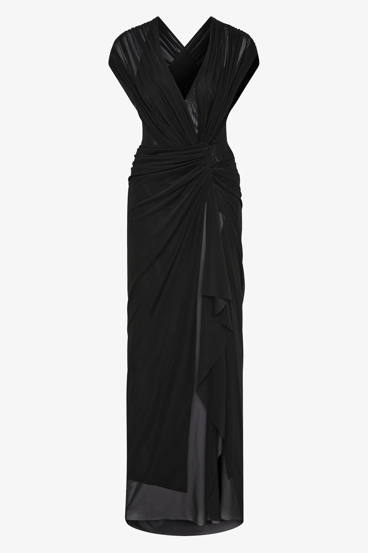 Bec + Bridge Leia Drape Maxi Dress | Black - Fifi & Annie Bec + Bridge Leia Drape Maxi Dress | Black - Fifi & Annie