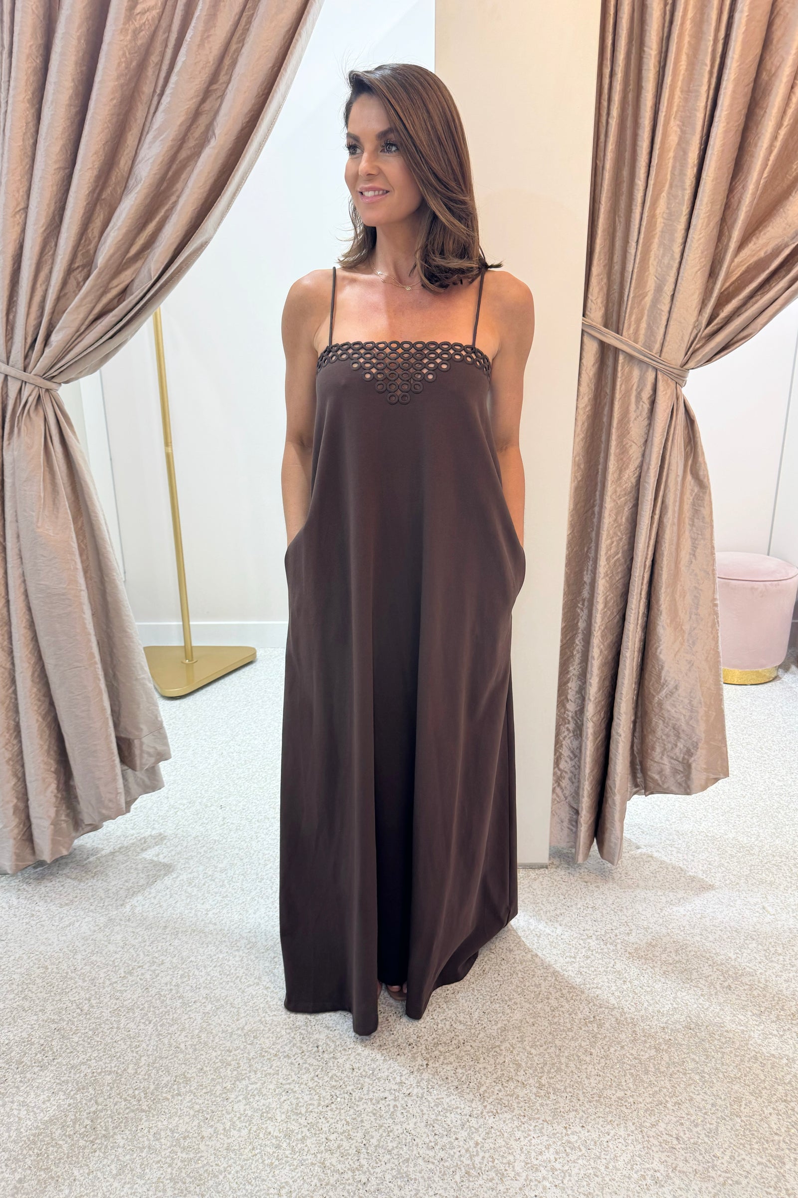 C&M Camilla & Marc Lolani Maxi Dress | Chocolate