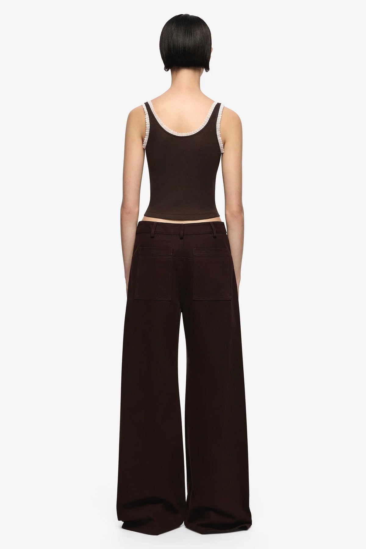 Bec + Bridge Moneta Tank | Dark Chocolate