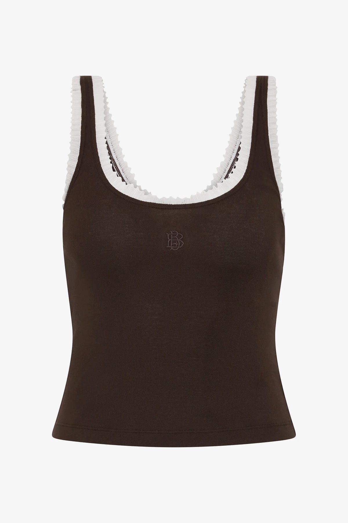 Bec + Bridge Moneta Tank | Dark Chocolate