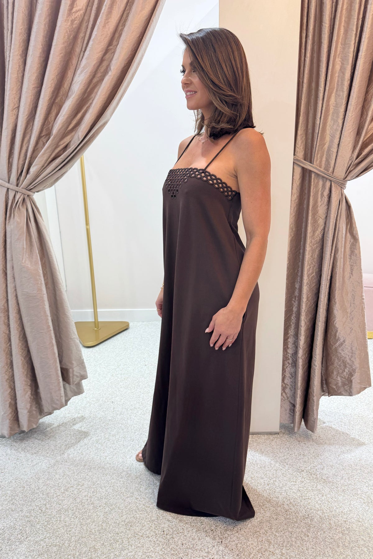 C&M Camilla & Marc Lolani Maxi Dress | Chocolate