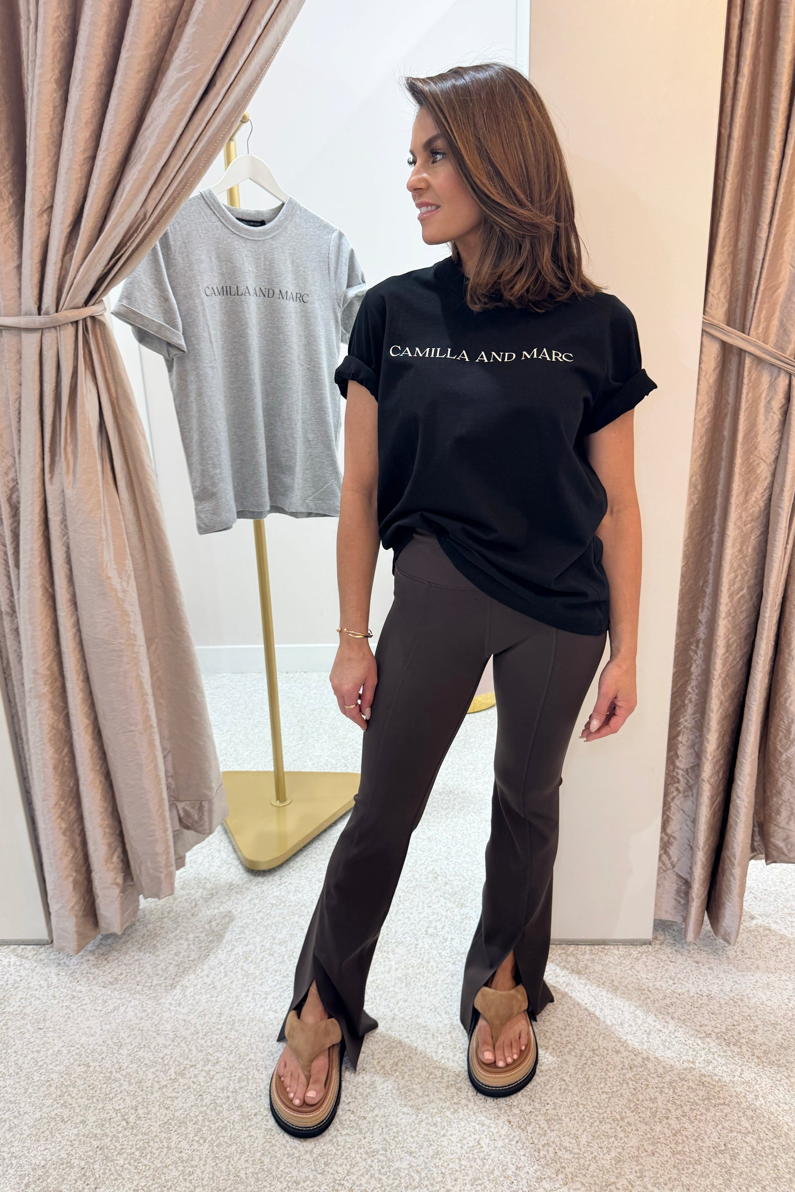 C&M Camilla & Marc Asher Tee | Black / Stone