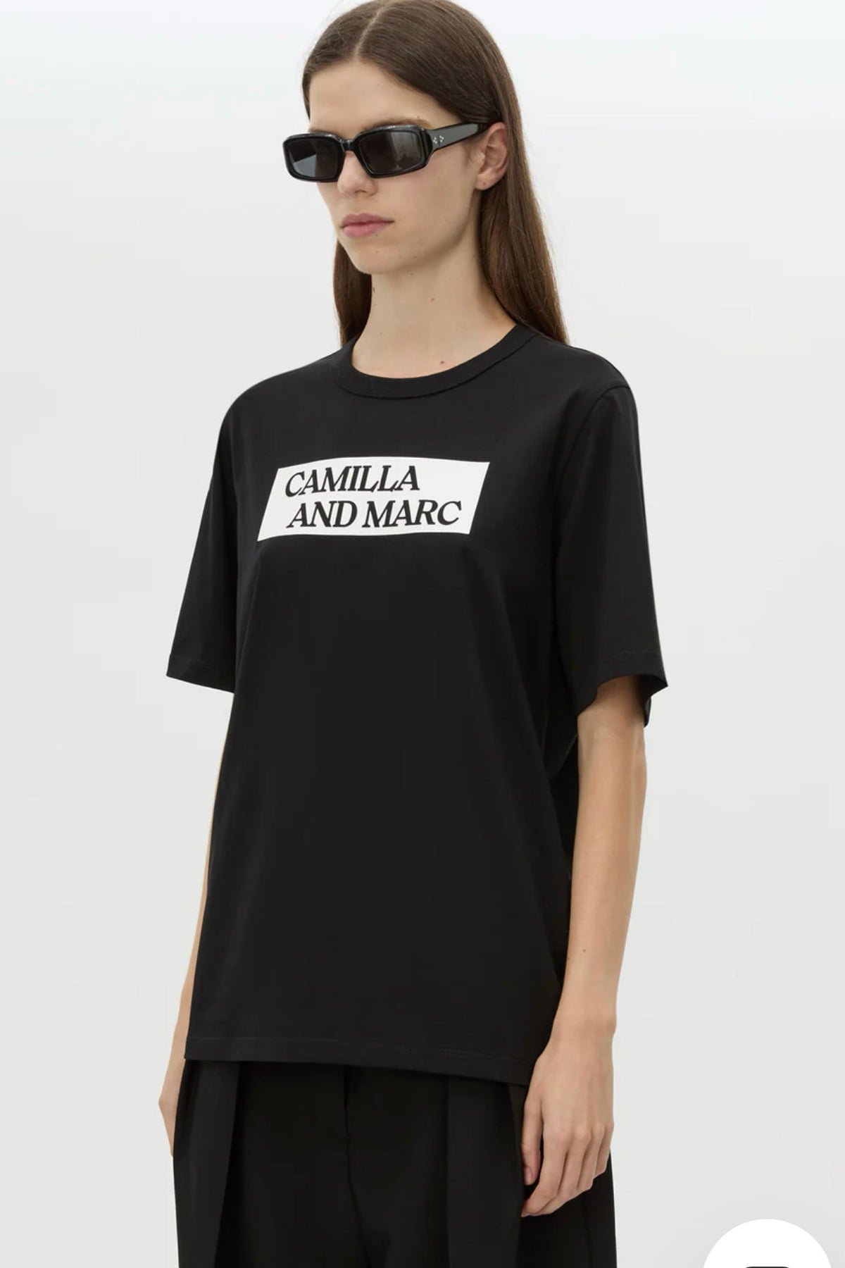 C&M Camilla & Marc Carmont Graphic Tee | Black/White