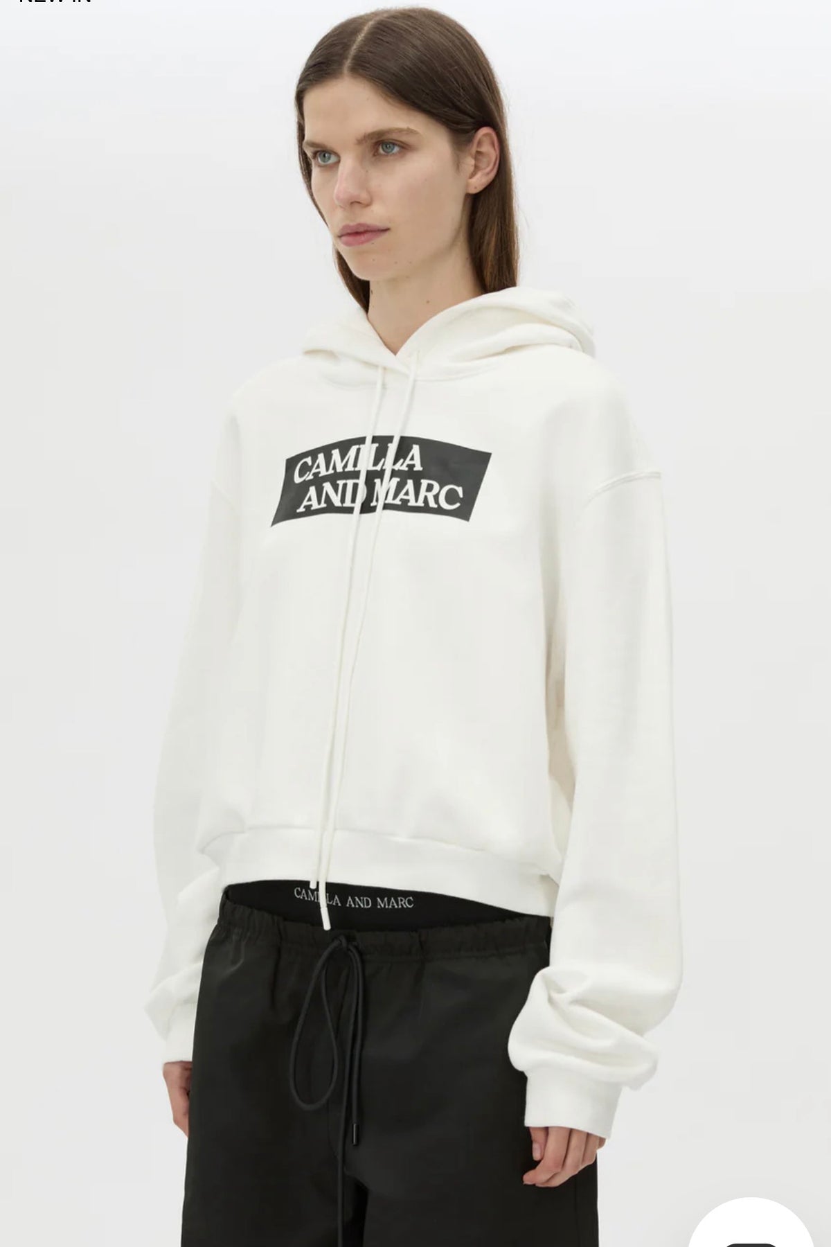 C&M Camilla & Marc Carmont Graphic Hoodie | Soft White
