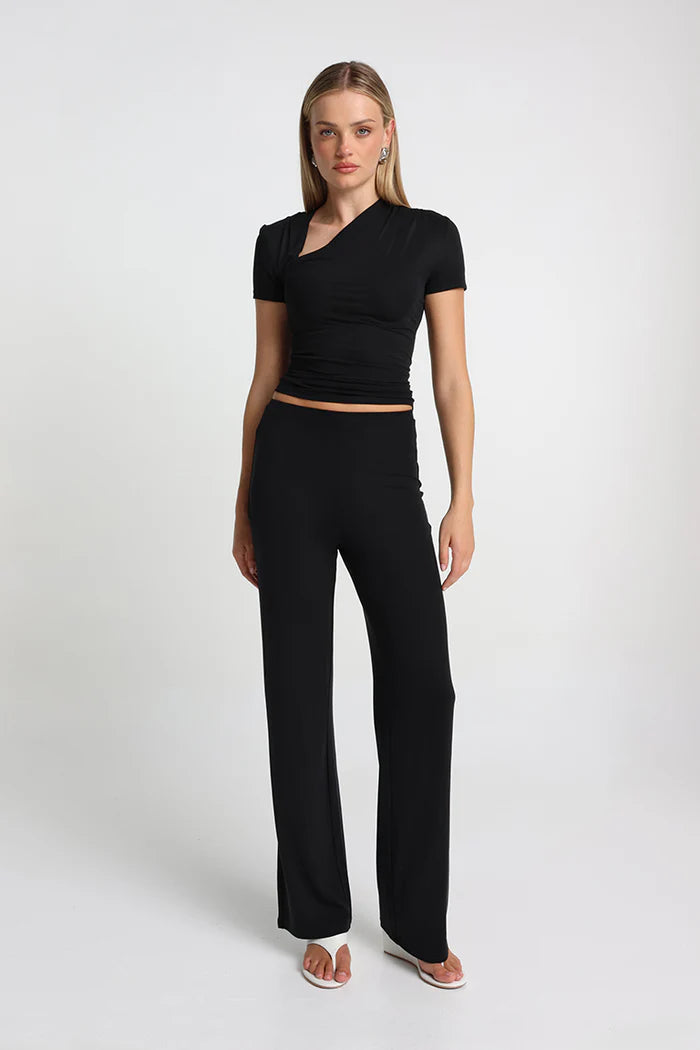 Madison The Label Juno Top | Black  || PRE-ORDER ETA 6/06/2026