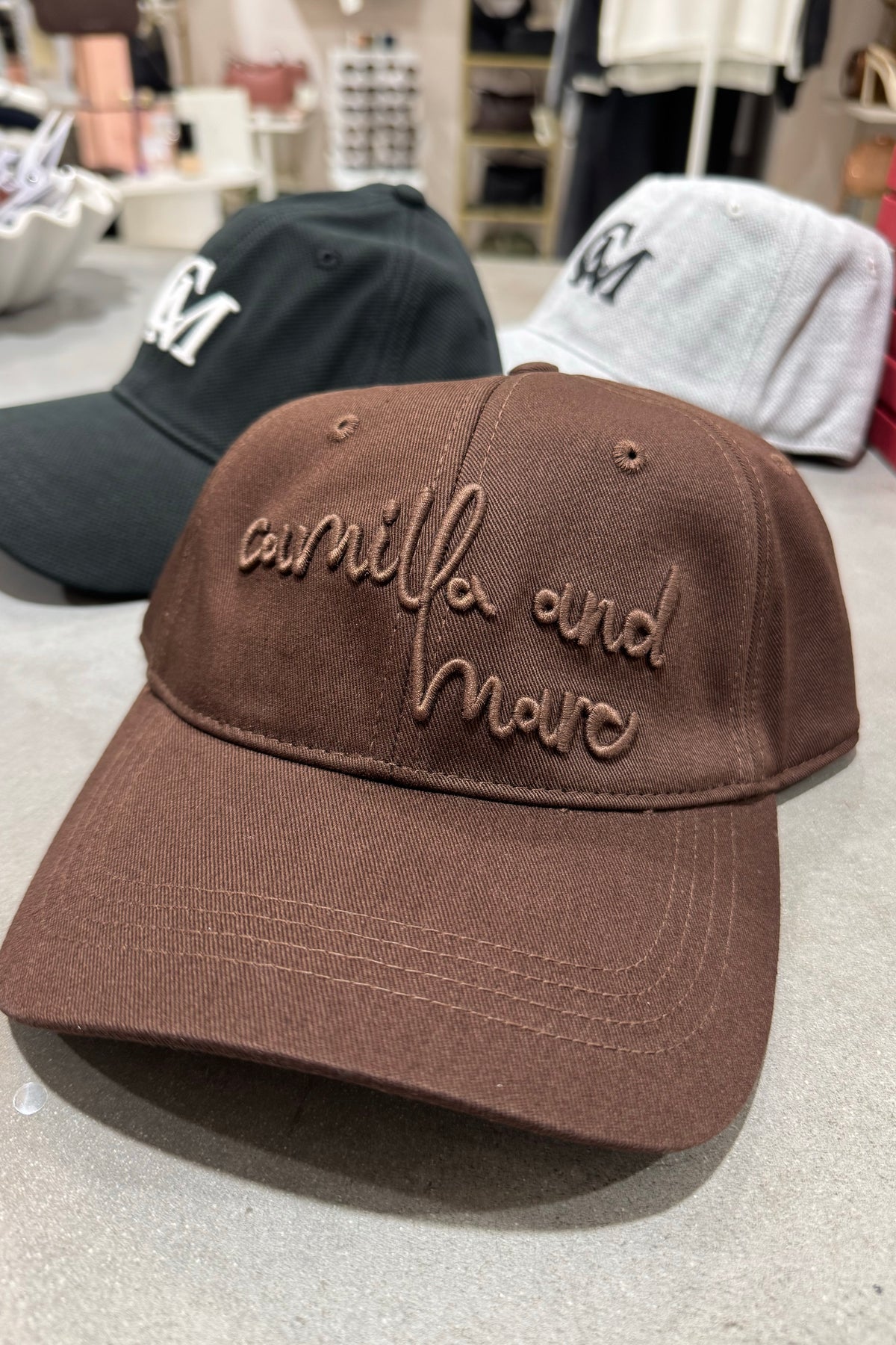 C&M Camilla & Marc Maren Embroidered Logo Cap | Chocolate