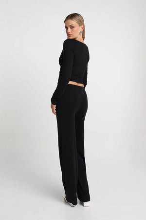 Madison The Label Opal Top | Black  || PRE-ORDER ETA 6/06/2026