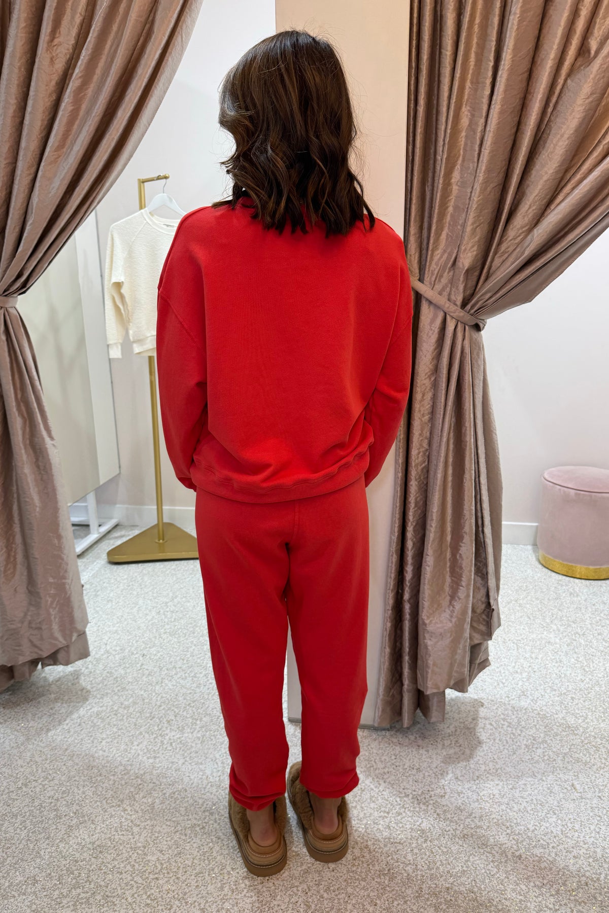 Perfect White Tee Tyler Pullover Sweatshirt | Poppy Red