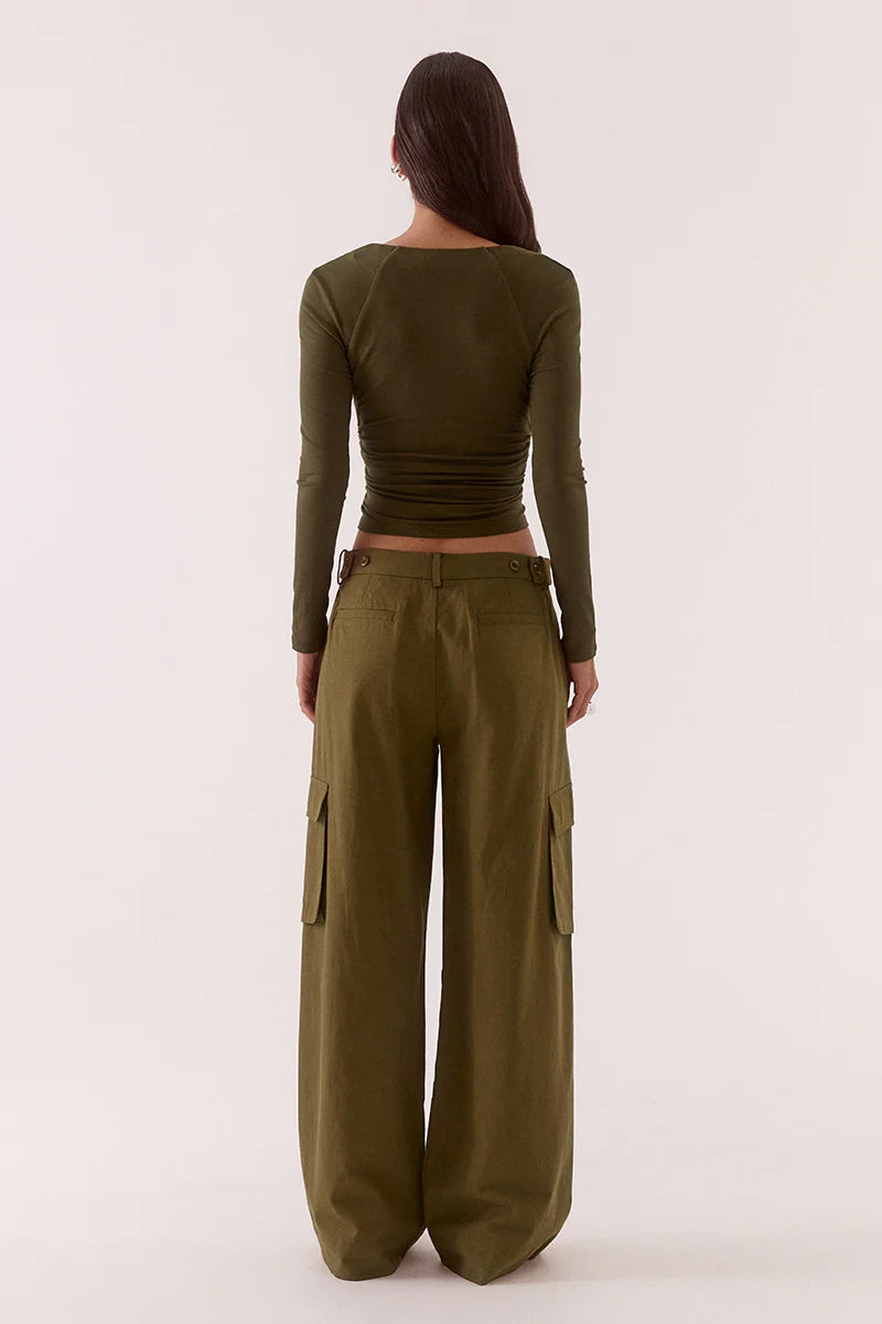 Sovere Studio Lola Top | Khaki