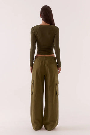Sovere Studio Lola Top | Khaki
