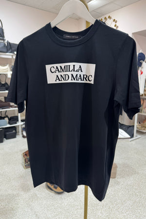 C&M Camilla & Marc Carmont Graphic Tee | Black/White