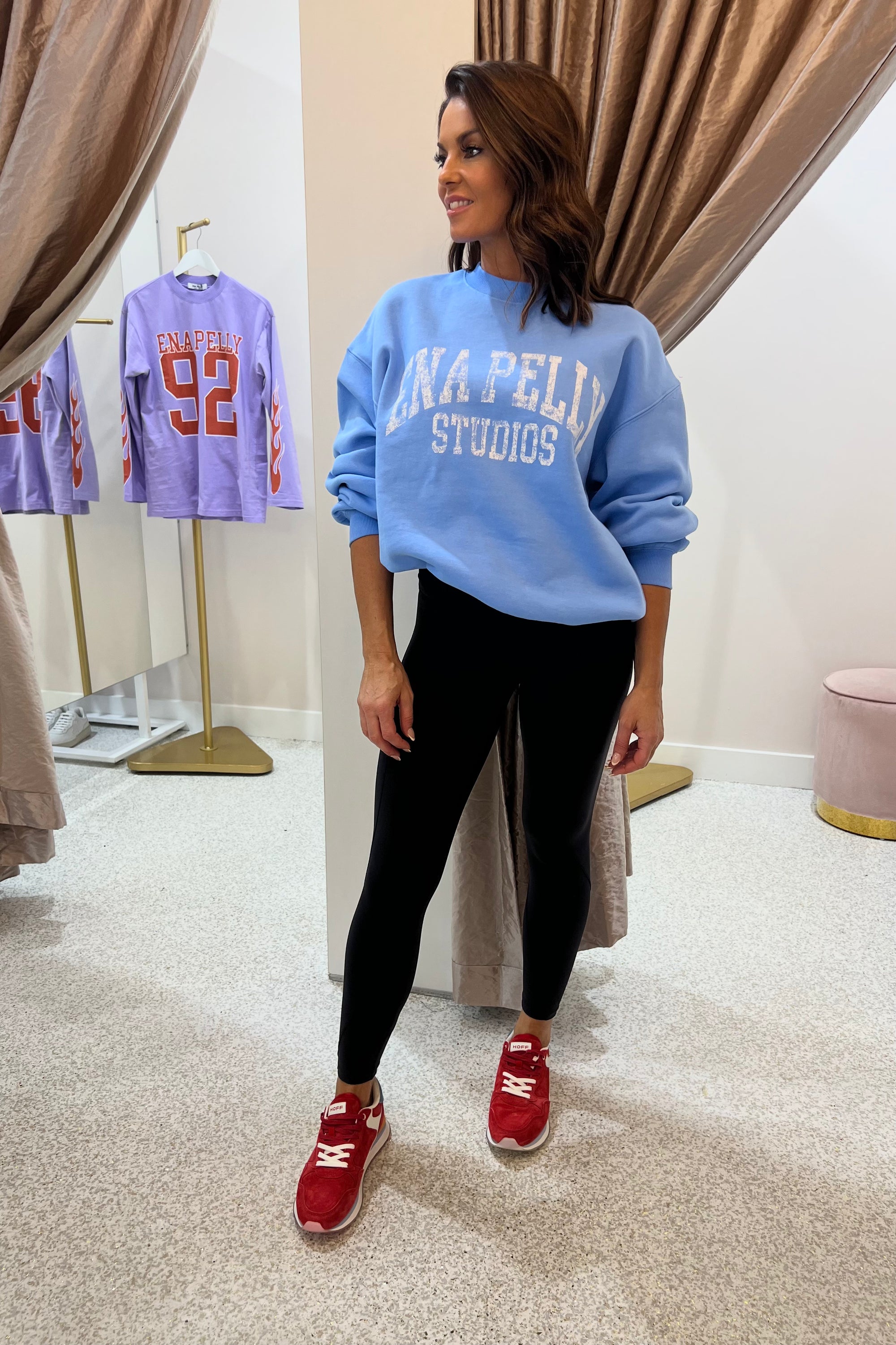 Ena Pelly Pelly Vintage Sport Sweatshirt | Cornflower Blue